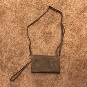 Gray Clutch/Crossbody